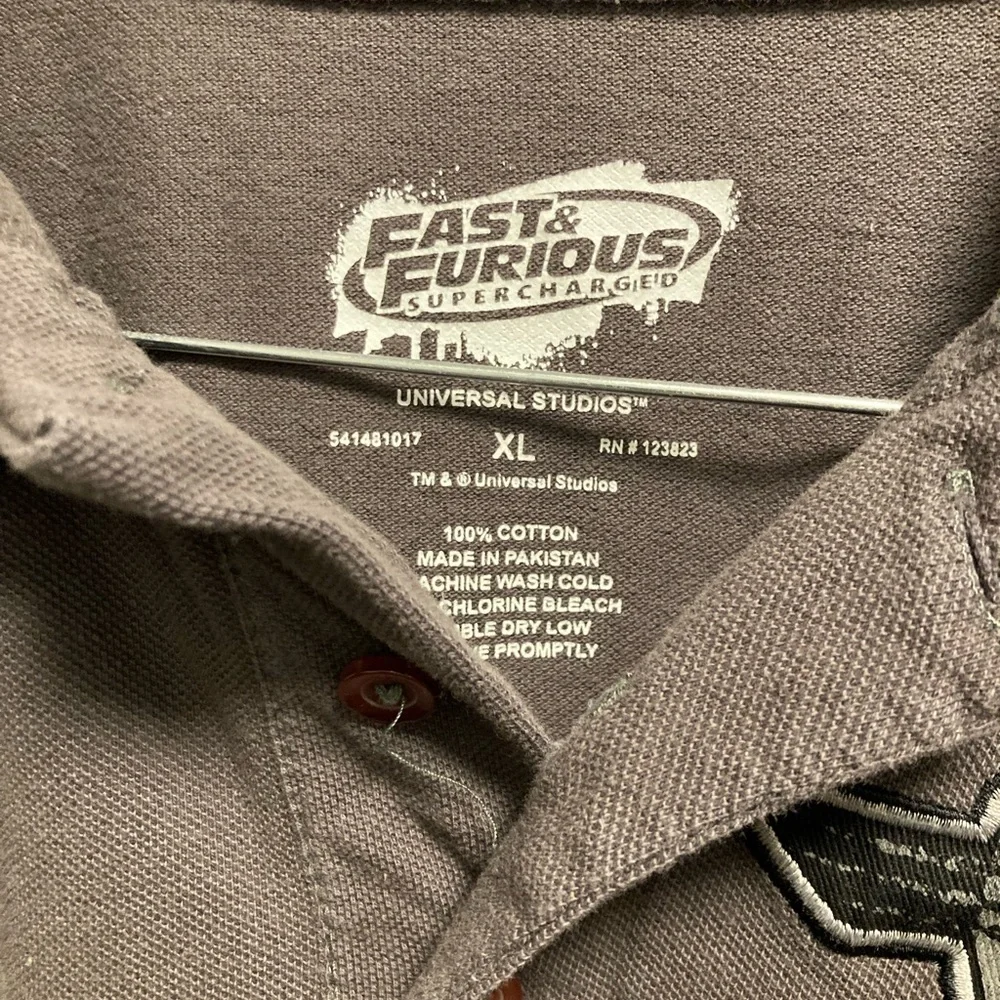 Fast and Furious Polo Shirt Size XL LIKE NEW - Picture 3 of 6